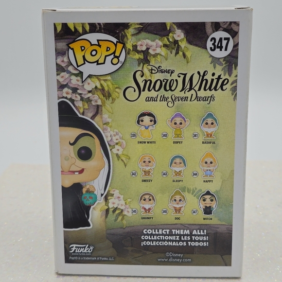 Funko POP! Disney Snow White and The Seven Dwarfs Wicked Witch #347 Vinyl Figure - Picture 4 of 6